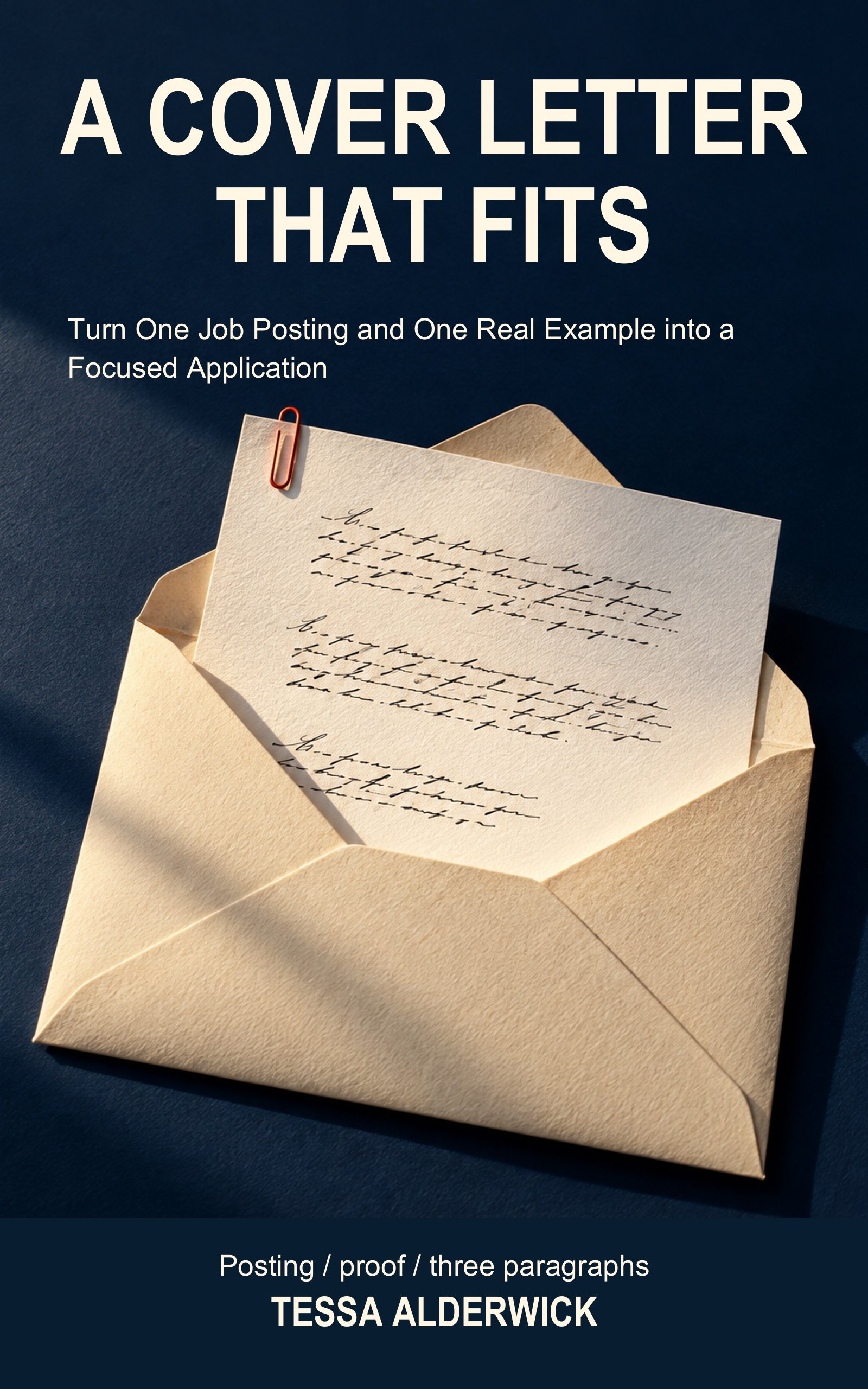 Cover: A Cover Letter That Fits