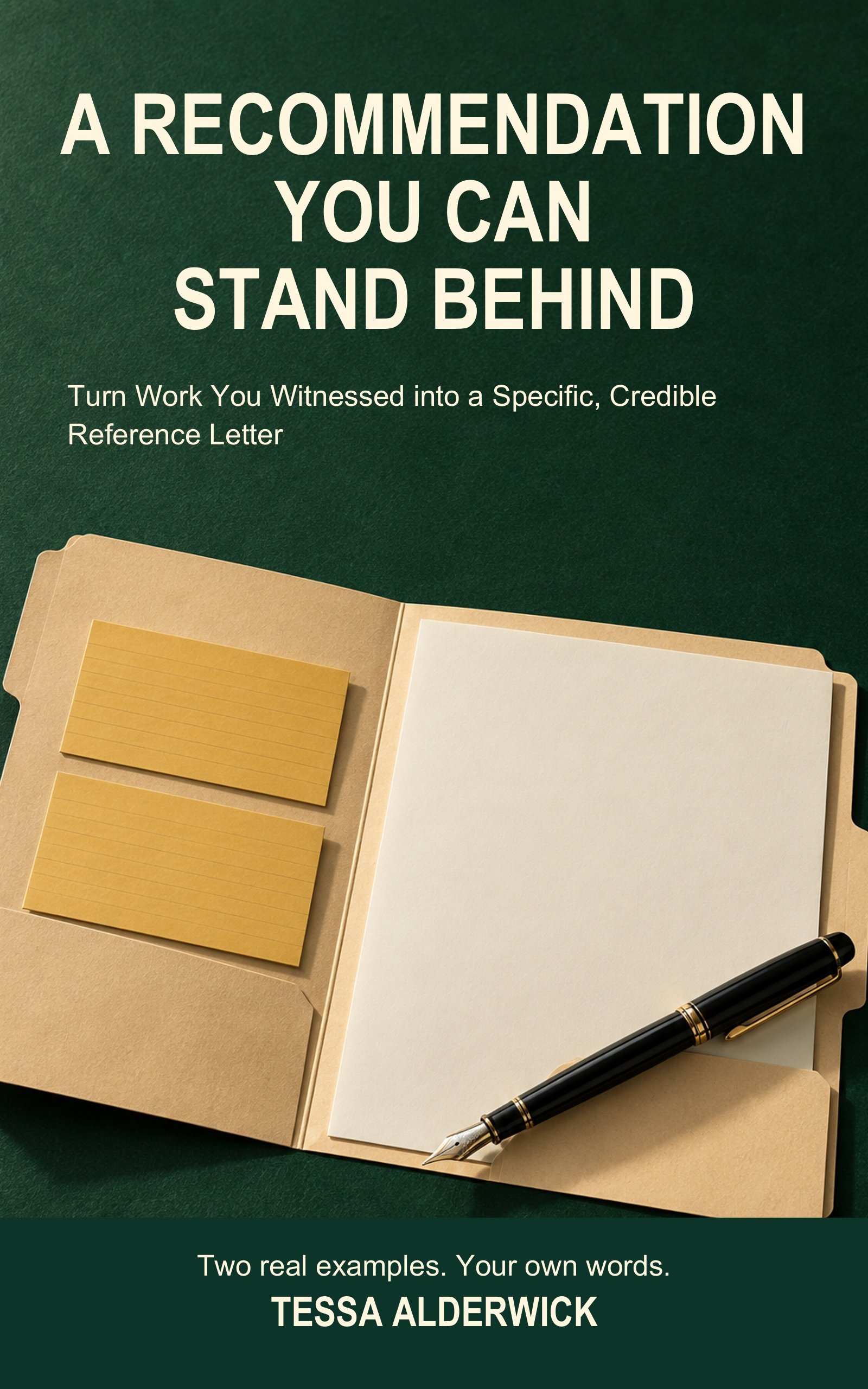Cover: A Recommendation You Can Stand Behind